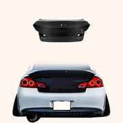 Infiniti G37 Sedan 08 - 13 Carbon Rear Trunk with Camera & Button Holes - G37-TRUNK-4DHT-CF product image 1